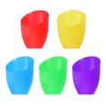 thumbnail image 1 of Uxcell 5.3" Alto 4.3" Diámetro 1.7" Adaptador Pantalla de Plástico Paquete de 5 Cubierta de Luz para Lámpara de Pie 5 Colores, 1 of 7