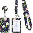 thumbnail image 2 of Id Badge Holder With Lanyard And Retractable Badge Reel Clip, 2 of 2