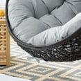 thumbnail image 4 of Modway Encase Swing Outdoor Patio Lounge Chair without Stand in Black/Gray, 4 of 8