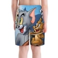 thumbnail image 3 of Tom And Jerry Boy'S Swim Trunks Quick Dry Board Shorts Kids Beach Swim Shorts Bathing Suits Swimsuit, 3 of 8