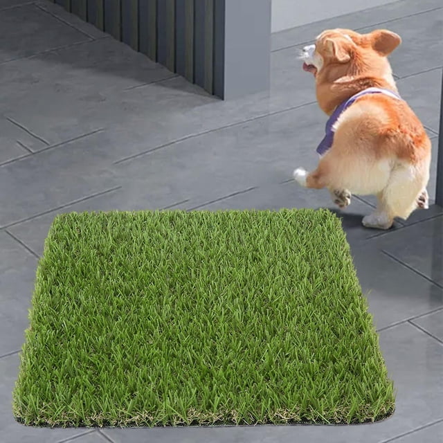 Alfombra de césped Artificial, almohadilla para orinar para perros, almohadilla de entrenamiento, alfombra de césped para cachorros para decoración de 2 cm de altura
