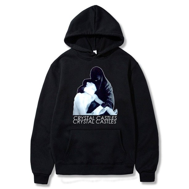 Sudaderas de Hip Hop con estampado de castillos de cristal para hombres y mujeres, sudaderas con capucha, jersey de manga larga, ropa de calle informal suelta xuanjing unisex