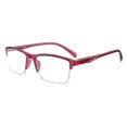 thumbnail image 1 of 1pc Ultra-light Half Frame Reading Glasses Computer Goggles +75 +100 +125 +150, 1 of 1