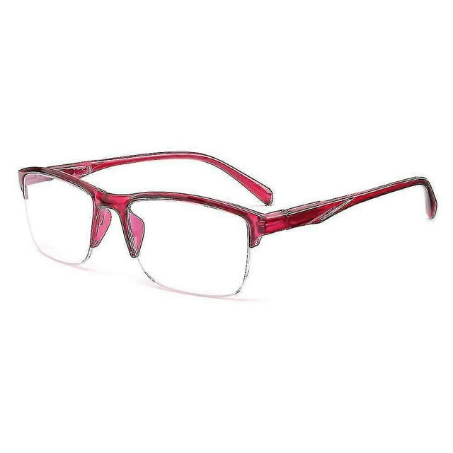 1pc Ultra-light Half Frame Reading Glasses Computer Goggles +75 +100 +125 +150