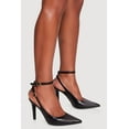 thumbnail image 2 of Women's Pointed Toe Ankle Strap Stiletto Heels, 2 of 3