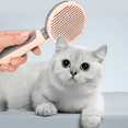 thumbnail image 5 of Cepillo para gatos, cepillo suave para perros y gatos, elimina el subpelo suelto., 5 of 5