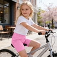 thumbnail image 6 of Kids Shorts Girls Girls Solid Toddler Shorts Dance Leggings Layering Underwear Soft Breathable Playwear Light Pink 18 Months-24 Months, 6 of 6