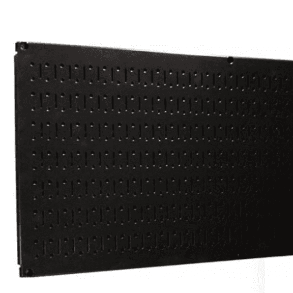 Pegboard 16in x 32in Horizontal Black Metal Pegboard Tool Board Panel
