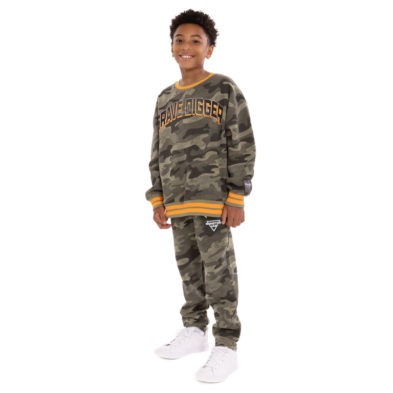 Monster Jam Boys Crewneck Sweatshirt & Joggers Set photo 2