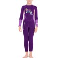 thumbnail image 1 of Soidarity DIVE SAIL Niños Traje de buceo Cuello 2.5 mm A prueba de sol Cálido Mantener 3 capas Impermeable Natación Playa Jugar Traje de Deportes acuáticos Púrpura S Soidarity OD003303-06, 1 of 6