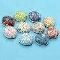 thumbnail image 3 of Walbest Flower Pattern Pin Pad Cushion Mini Fabric Lovely Appearance Pin Cushion Holder Sewing Cross Stitch Tool, 3 of 7