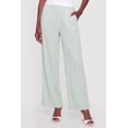 thumbnail image 3 of Women's Textured Knit Button Detail Pull On Pants, 3 of 4