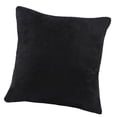 thumbnail image 3 of Funda De Almohada De Color Brillante Cuadrado Decorativo De Almohada Cojín Funda De Cojín Para Sofá Dormitorio Coche Sala De Estar-1 Negro-45x45cm Baoblaze Fundas de almohada de terciopelo, 3 of 8