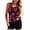 Red, variant on Ticikt Blouson Tankini Swimsuits for Women 2026 Tummy Control Two Piece Bathing Suits with Sporty Pockets Swim Shorts