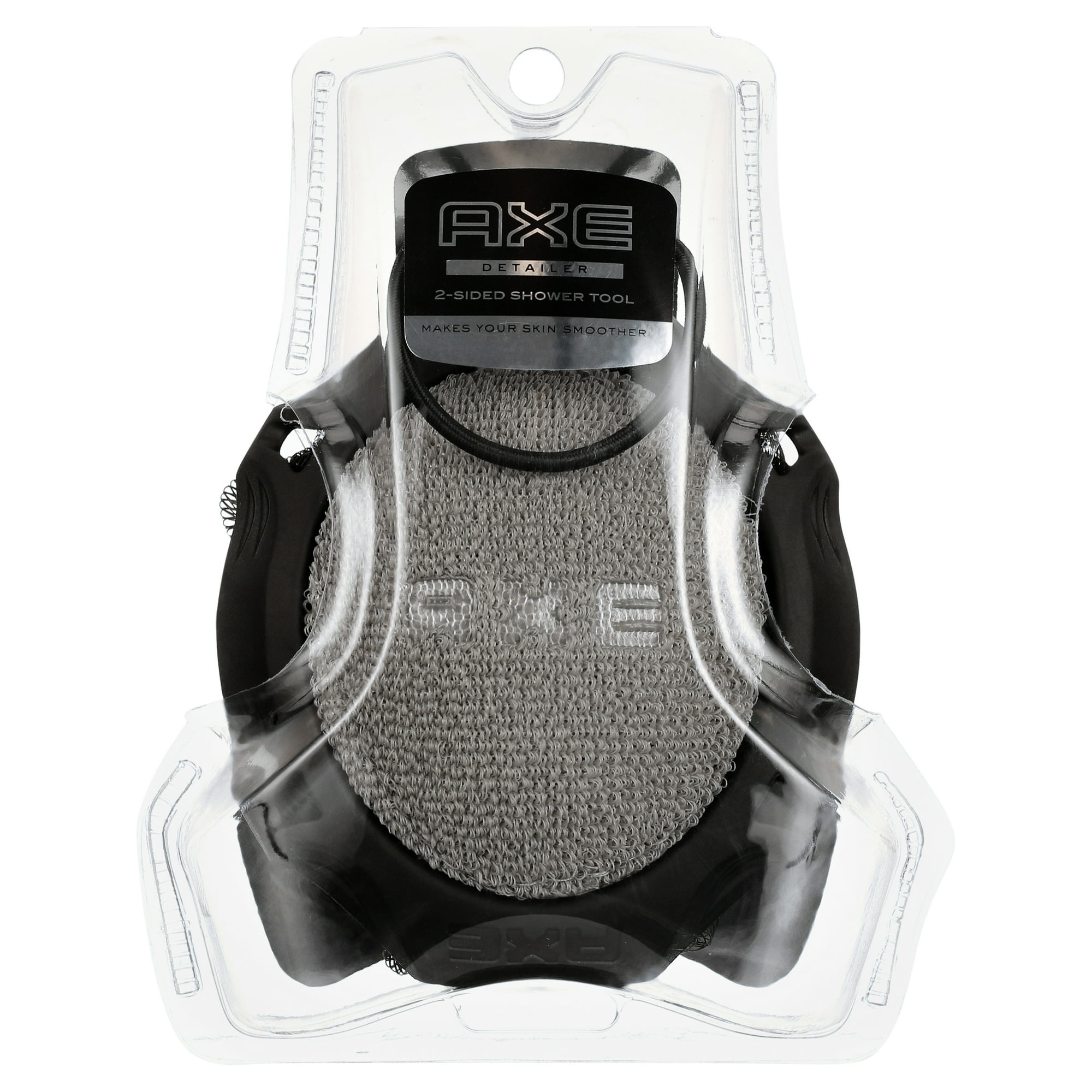 AXE Shower Tool Detailer Skin Cleanser Smoother Skin Exfoliates & Gently Cleanses, 1 Count
