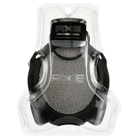 AXE Shower Tool Detailer Skin Cleanser Smoother Skin Exfoliates & Gently Cleanses, 1 Count