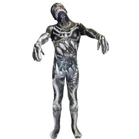 Morris Costume MH05636 Morph Skull N Bones Adult Costume, Medium