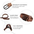 thumbnail image 2 of Kajeer Kids Elastic Braided Belt - Black Pin Buckle Stretch Elastic Belt for Boys and Girls, 2 of 6