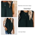 thumbnail image 2 of Camisa Sin Mangas De Verano Para Mujer, Estilo Casual, Poliéster Suave, Tipo Suelto, Decoración De Puntos, Camisa Sin Mangas De Verano Para Todos Los Días Ccdes Otros, 2 of 6
