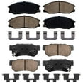thumbnail image 5 of Detroit Axle - Brake Pads for 2001-2006 Hyundai Santa FE XG300 Kia Amanti 2002-2003 XG350 Ceramic Brake Pads w/Hardware Front and Rear Replacement, 5 of 7