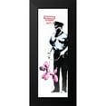 thumbnail image 2 of Anonymous (attributed to Banksy) 7x14 Black Modern Framed Museum Art Print Titled - Los Angeles (graffiti attributed to Banksy), 2 of 5