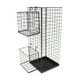 thumbnail image 1 of Soporte para , ahorra espacio, hueco, portátil, resistente, de metal, organizador de almacenamiento para entrada del hotel., 1 of 9