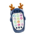 thumbnail image 4 of Juguete Para Teléfono De Bebé, Juguete Educativo Divertido, Aprendizaje Sensorial Para Niños, Regalos Para Bebés, Azul, 4 of 10