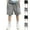 Dark Gray, variant on CYRBOKO Athletic Shorts for Boys, Knee-length Thin Elastic Waist Summer Shorts with Pockets Dark Gray Size 10-12 T