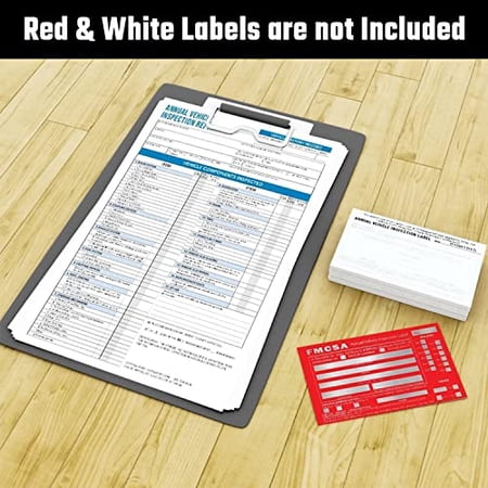 GotSafety's Annual Vehicle Inspection Report Forms - 3-Ply Carbonless Forms - Meet DOT's Annual Vehicle Inspection Requirements 49 CFR 396.21 - Large Pack of 50-8.5" x 11"