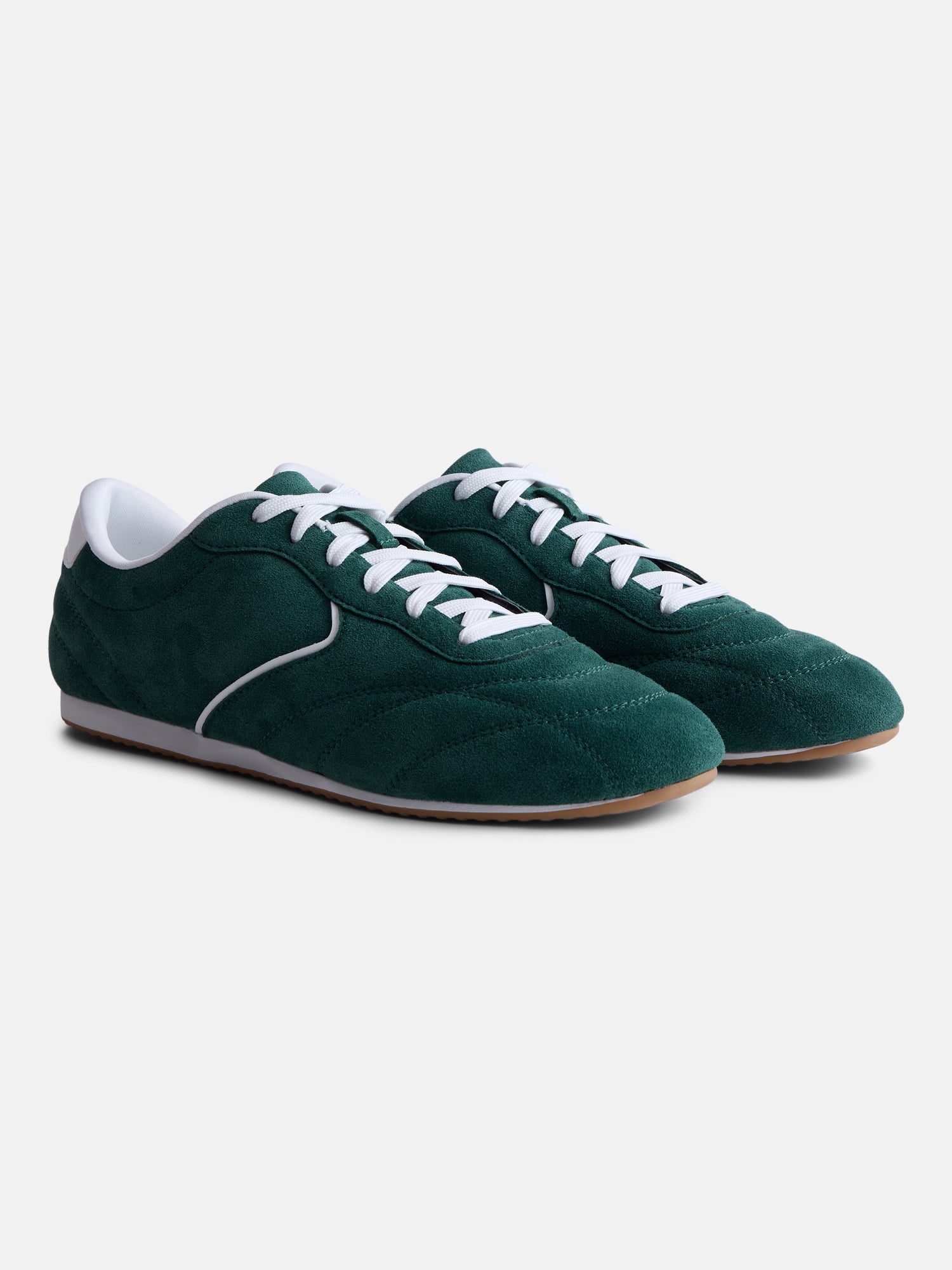 No Boundaries Women's Quilted Lace Up Sneakers