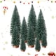 thumbnail image 3 of Mini árbol de Navidad artificial, 9 piezas Mini árbol de Navidad artificial con efecto nieve, decoración navideña Decoración de mesa navideña DIY verde Mini árbol de Navidad pequeño 10/15 / 20 cm, 3, 3 of 8