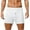 White, variant on Hfnxid Boys Boxer Briefs,Men's Solid Color Elastic Waist Casual Underpants