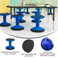 thumbnail image 4 of Flash Furniture Fixed Height Kids Flexible Active Stool for Classroom and Home with Non-Skid Bottom in Blue, 14" Seat Height, 4 of 11
