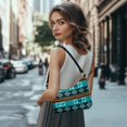 thumbnail image 3 of Eheartsgir PU Leather Shoulder Handbag for Wife, Southwestern Geometric Sturdy Shoulder Purse for Travel Shopping, 3 of 8