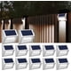 thumbnail image 1 of Luces solares para escalones, paquete de 12 luces solares para escaleras, iluminación para cercas al aire libre, luces solares para cubiertas, impermeables para escaleras, patios, porches, c, 1 of 5