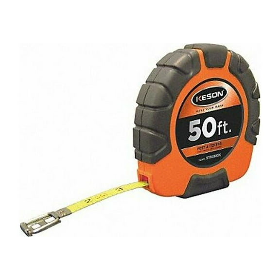 Keson 50 ft Engineer's Tape Measure, 3/8 in Blade ST10503X