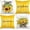 Yellow, variant on Happy Summer Pillow Covers 18x18 Inch Set of 4, Floral Sunflower Hello Sunshine Yellow Farmhouse Decorative Throw Pillowcases for Home Sofa Couch Decoration G524-18