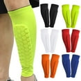thumbnail image 2 of Lifetechs Soccer Shin Guards for Youth And Adults Calf Compression Sleeve with Honeycomb Pads Sports Protective Equipment for Football Baseball Skiing Hockey, 2 of 8