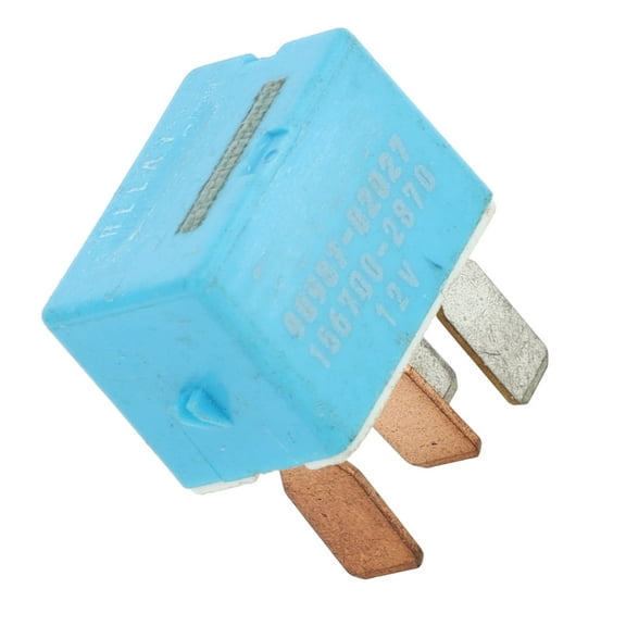 Unique Bargains Multi-Purpose Automotive Relay No.9098702027 Car Horn Relay 12V 4 Pin for Toyota Plastic Blue 1 Pc