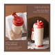thumbnail image 5 of 500 ml De Vaso Térmico Café Acero Inoxidable Con Popote Bordo Malubero Rojo, Beige, 5 of 5