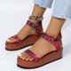 thumbnail image 5 of Sandalias de playa con cuña nueva para mujer Wmkox8yii nm7051, 5 of 9