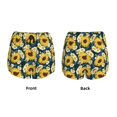 thumbnail image 6 of Goofa Sunflowers Printed Women 2 in 1 Running Shorts,Quick Dry Athletic Workout Shorts,High Waisted Athletic Shorts with Liner Pockets-, 6 of 9