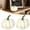 A25_2pc White 3.03x2.75in, variant on SMKE 4 Pack Artificial Mini Pumpkins for Thanksgiving,Realistic Faux Pumpkins with Natural Gourd Texture,Small Fake Pumpkins for Mantel Shelf Farmhouse Fall Decor Yellow 4pc