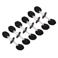 thumbnail image 2 of AMLESO 6 Pairs Sew on PU Leather Toggle Buttons for Clothes Coat Duffle - Black, 2 of 8