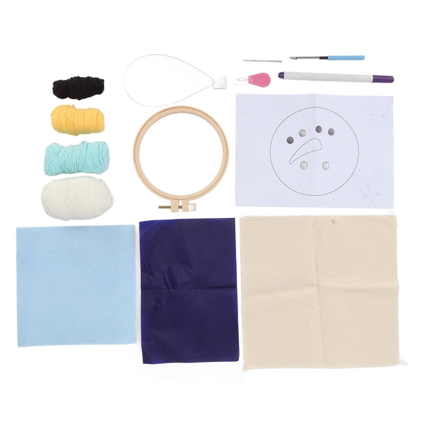 Kit De Bordado De Navidad Kit De Bordado Herramientas Completas Decoración Pequeña Y Liviana Operación Simple Para Principiantes Para Manualidades De Bricolaje ANGGREK Arte y Manualidades