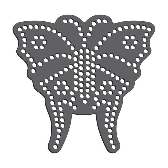 Magnetic Rhinestone Template, Butterfly 4.5"