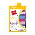thumbnail image 3 of Hanes Girls' Tagless Breathable Stretch Underwear Briefs, 10 Pack Unicorn Panties Sizes 4/6 - 12/14, 3 of 3