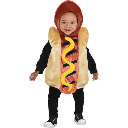 Mini Hot Dog Halloween Costume for Babies, 6-12M, with Included