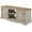 Grey wash color., variant on Bridge Brazil Wood TV Entertainment Stand Corona | Furniture Dash Antique brown color.