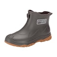 thumbnail image 2 of Rain Boots Men Durable High Tops Rain Shoes for Mens Non- Rubber Sole Mens Rain Boots (Grey 15), 2 of 5